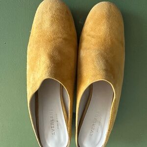 Everlane Women's Suede mules  - Mustard Yellow